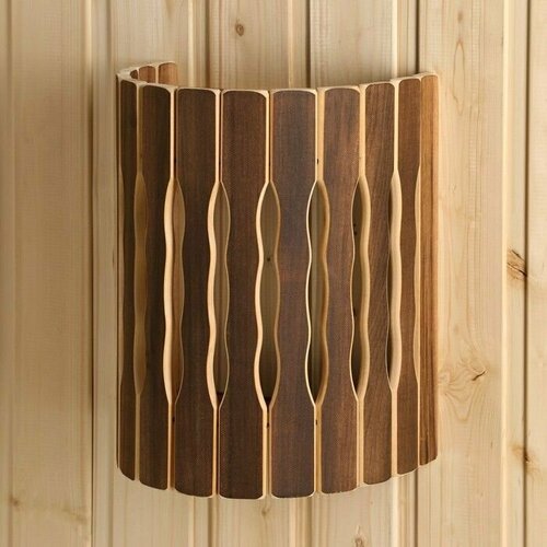 Абажур деревянный полукруглый Добрыня 2 295х23х16 см 1698₽