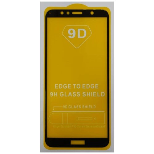 Защитное стекло для Huawei Honor Y6 (2018)/7A Pro (2018)/Y6 Prime 9D черное стекло защитное redline huawei y6 2018 0 2 мм прозрачное