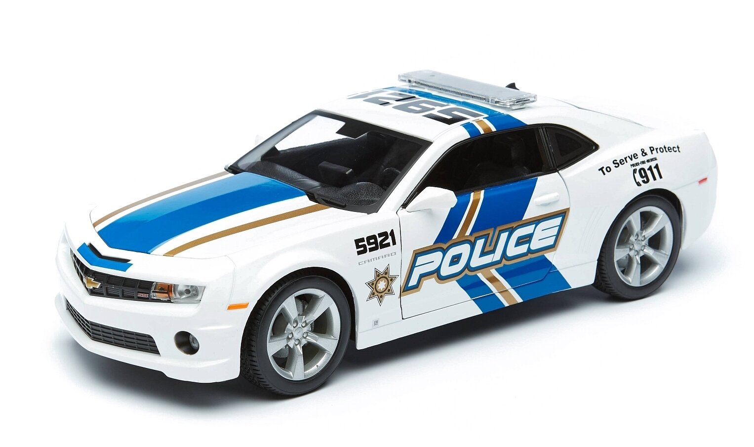 Maisto Машинка металлическая 1:18 CHEVROLET CAMARO SS 2010 POLICE Hobby Special Edition, 31161