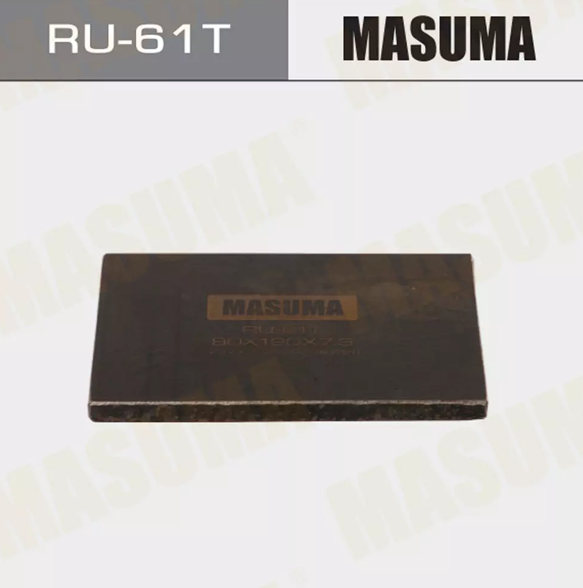 Masuma пластина для пресса 80х120х7.3mm ru61t
