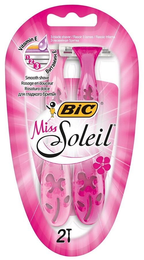 Bic Бритвенный станок Miss Soleil упаковка из 2 шт