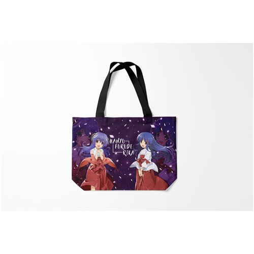 фото Сумка-шоппер / 46х35 см / аниме / когда плачут цикады hanyu furude rika burnettie