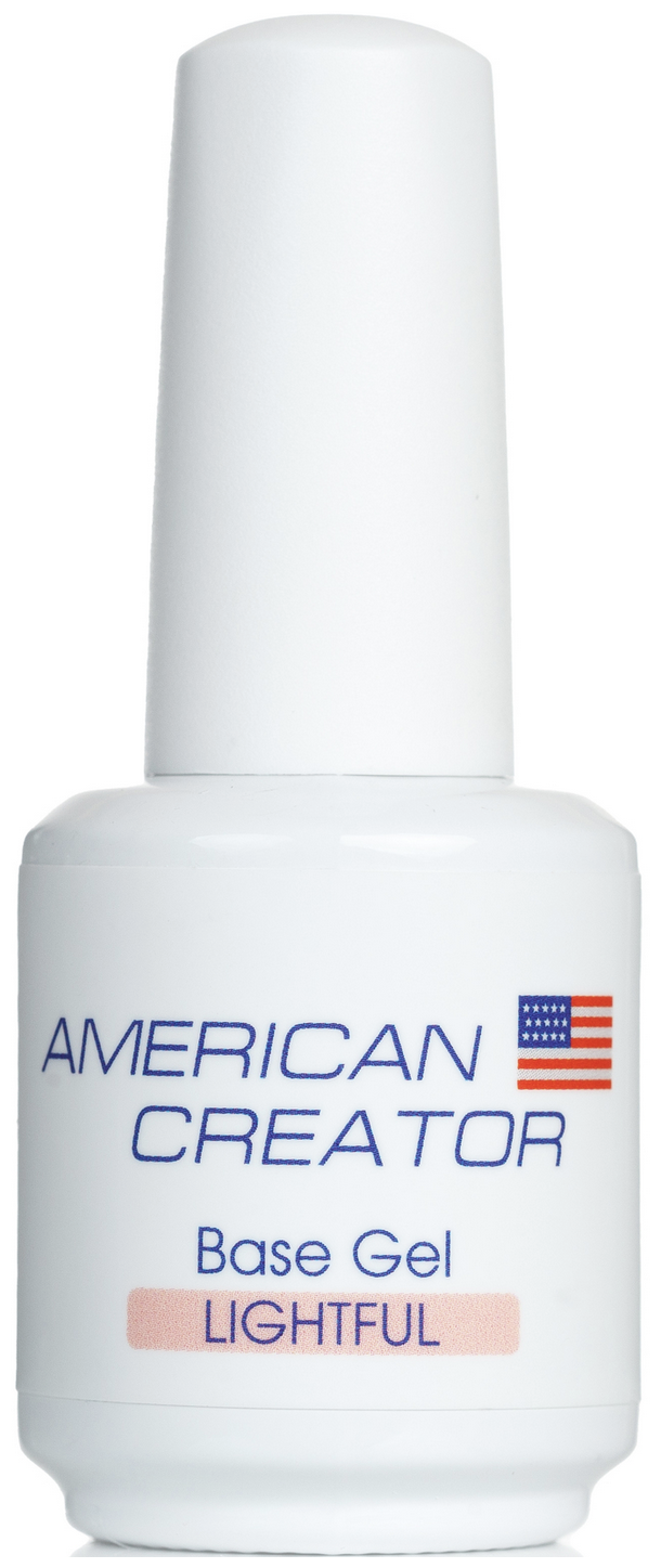 База для ногтей камуфлирующая American Creator Base Gel Lightful, 15 мл