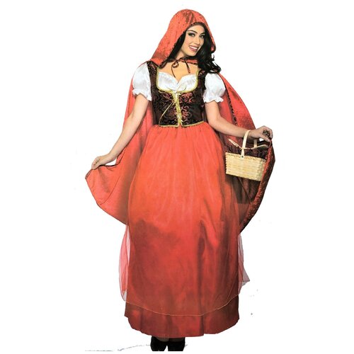 фото Костюм красная шапочка в плаще взрослый, std (44-46) forum novelties