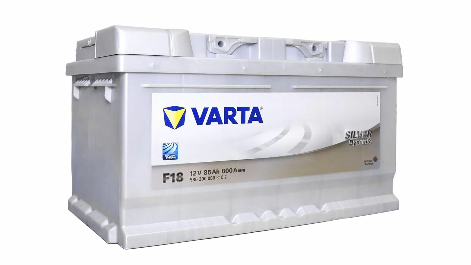 Аккумулятор Varta F18 Silver Dynamic 585 200 080, 315x175x175, обратная полярность, 85 Ач