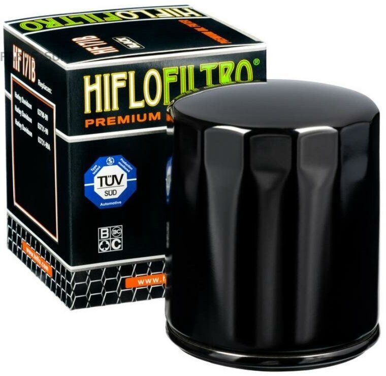 Фильтр Масляный Hiflofiltro Hf171b Черный Глянец Hiflo filtro арт. HF171B