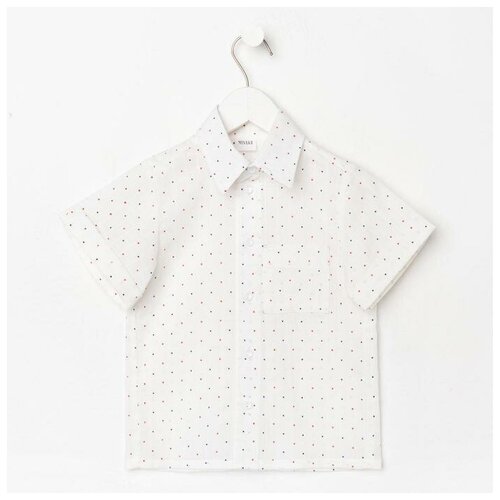 Школьная рубашка Minaku, размер 152 см, белый