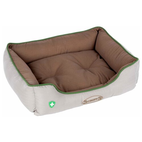 Лежанка с бортиками д/собак с пропиткой от насекомых SCRUFFS Insect Shield Box Bed, 75*60см (Великобритания)