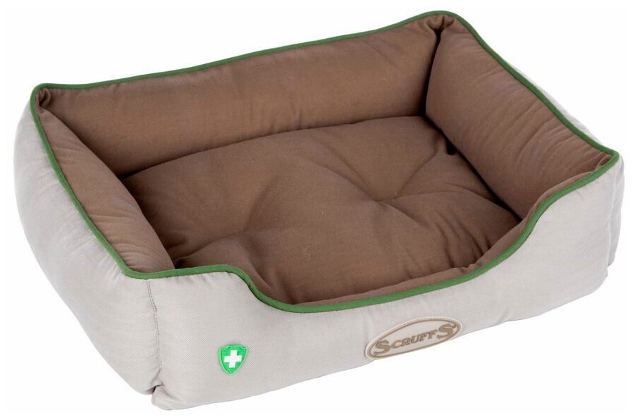 Лежанка с бортиками д/собак с пропиткой от насекомых SCRUFFS "Insect Shield Box Bed", 75*60см (Великобритания)