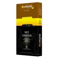 Презервативы с рифленой поверхностью DOMINO Classic Nice Contour - 6 шт.