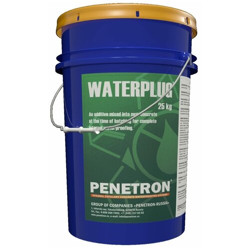 Ватерплаг 25 кг сухая смесь для быстрой ликвидации напорных течей ватерплаг waterplug 5 кг penetron пенетрон