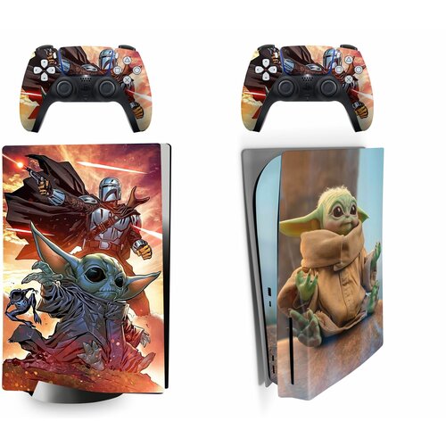 Набор наклеек Мандалорец на игровую консоль Sony PlayStation 5 Disc Edition 1290₽