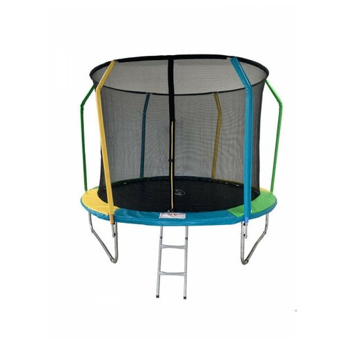 фото Батут sport elit fly 10ft с защитной сеткой внутрь и лестницей fr-60-10ft