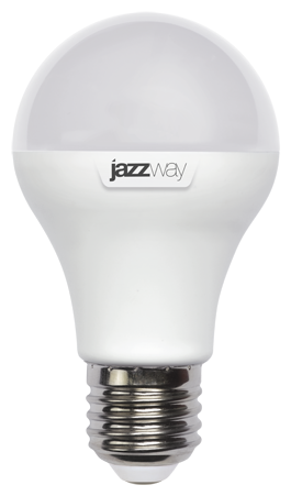 1033703 Лампа светодиодная (LED) «груша» d60мм E27 180° 12Вт 220-240В матовая тепло-белая желтая 3000К Jazzway - фото №1