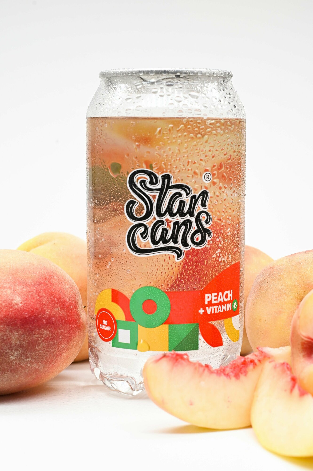 Освежающий газированный Напиток СтаркансДринкс со вкусом Персика с витаминами 6 шт по 350 мл - фотография № 7