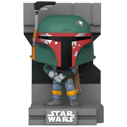 Фигурка Funko POP! Deluxe Bobble Star Wars SW Bounty Hunters Boba Fett Exc 55827, 10 см 