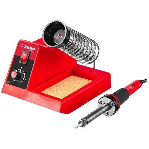 ЗУБР 100-450C 48 Вт паяльная станция аналоговая 55332 246200₽