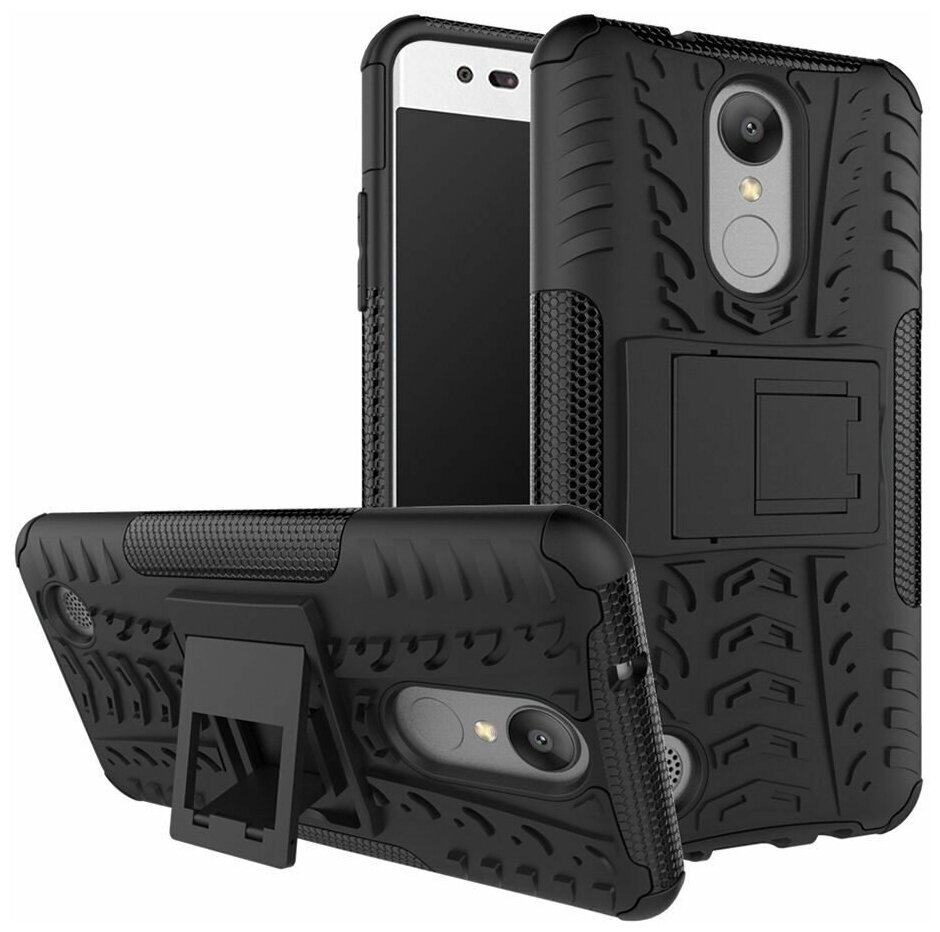 Чехол Hybrid Armor для LG K8 (2017) X300 / M200N (черный)