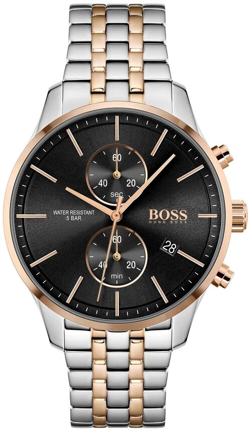 Наручные часы BOSS Наручные часы Hugo Boss HB1513840, золотой, черный