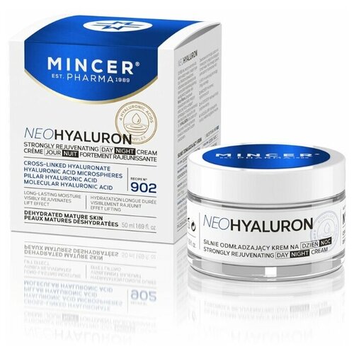 Mincer Neohyaluron - Минцер Крем омолаживающий для лица с гиалуроном, 50 мл -