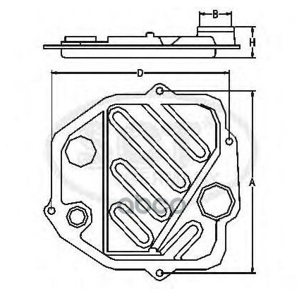 Фильтр Акпп Toyota Camry 8-01/Rav4 20 00-06 SCT арт SG1025