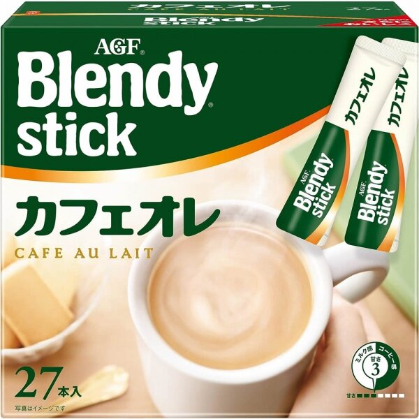 Кофейный напиток AGF Бленди Стик с молоком и сахаром 8,8г*27шт - фотография № 6