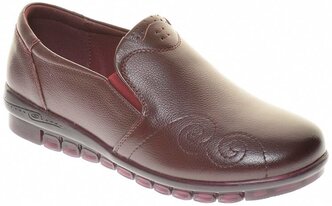 Туфли Baden женские демисезонные, размер 38, цвет бордовый, артикул RZ016-011