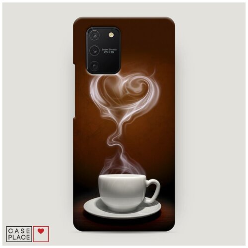 фото Чехол пластиковый samsung galaxy a91 кофейная любовь case place