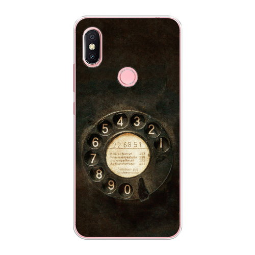 Силиконовый чехол на Xiaomi Redmi S2 (Redmi Y2) / Сяоми Редми С2 (Редми Y2) Старинный телефон