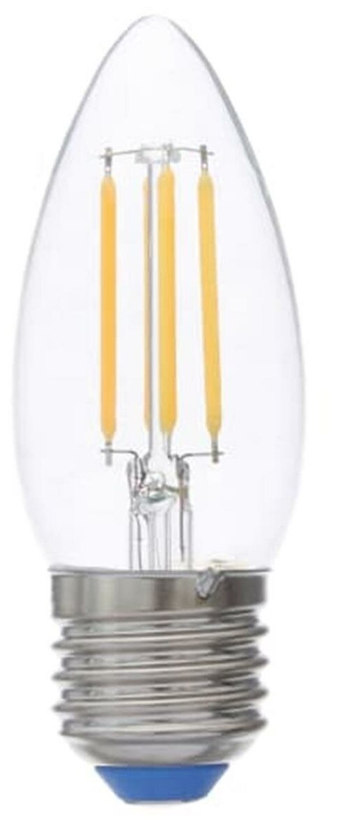 Светодиодная лампа филаментная Airdim форма свеча E27 5 Вт 500 Лм свет тёплый