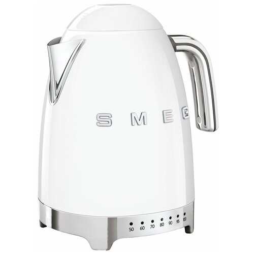 Чайник SMEG KLF04WHEU 1.7л. 2400Вт, белый (KLF04WHEU) чайник klf03whmeu smeg