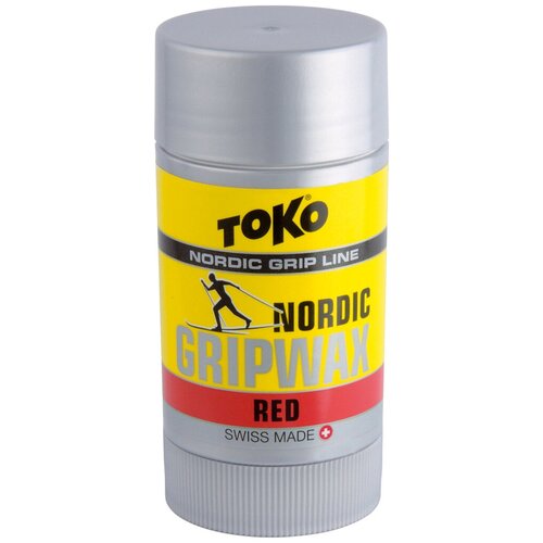 мазь держания toko nordic grip wax x cold 12°с 30°с 25 г Мазь держания Toko Nordic, 5508752, красный, 27 г