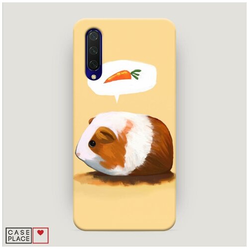 фото Чехол пластиковый xiaomi mi cc9 мечты морской свинки case place