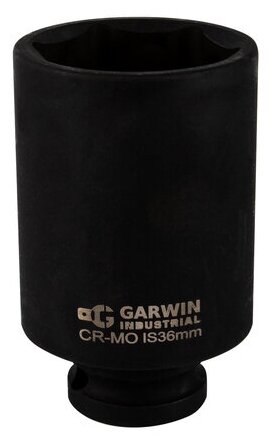 GARWIN PRO 620272-36 Головка торцевая ударная глубокая 1/2", 6 гр., 36 мм - фотография № 1