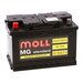 Аккумулятор Moll MG Standard 75 Ач 720А прям. пол.