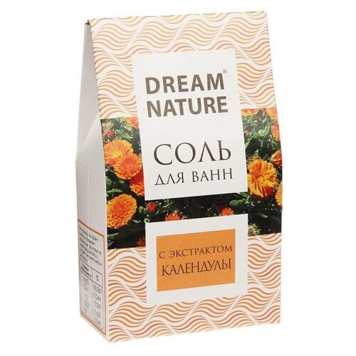 --- Природная соль для ванн Dream Nature, календула, 500 г