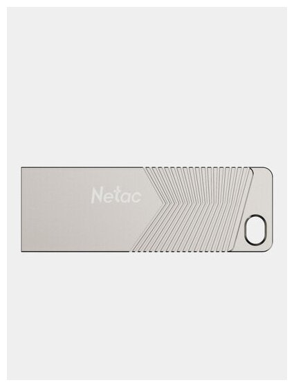 Флешка Netac UM1 32ГБ USB3.2 серебристый (NT03UM1N-032G-32PN) - фото №3