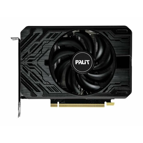 Видеокарта Palit PCIE16 RTX4060 8GB PA-RTX4060 STORMX 8GB видеокарта palit geforce gtx 1050 ti pa gtx1050ti stormx 4g pci e 4096mb 128 bit retail pa gtx1050ti stormx 4g