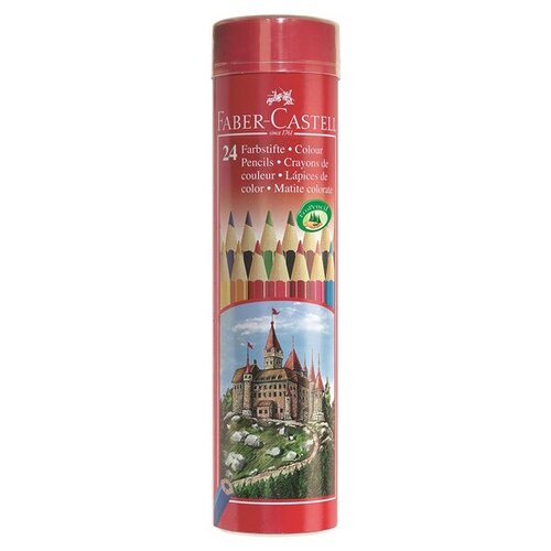 Faber-Castell Набор цветных карандашей Замок, 24 цв. sela