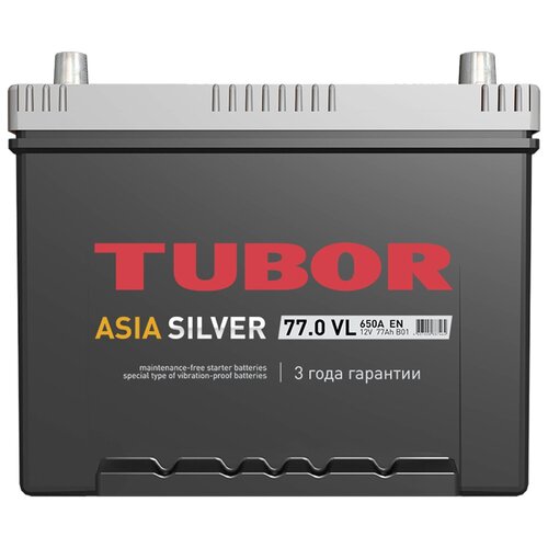 фото Аккумуляторная батарея tubor silver d26r 6ст77 азия