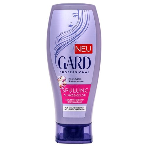 шампунь для блеска и яркости волос gard shampoo glanz GARD Professional кондиционер Spulung Glanz & Color для блеска и яркости волос, 250 мл