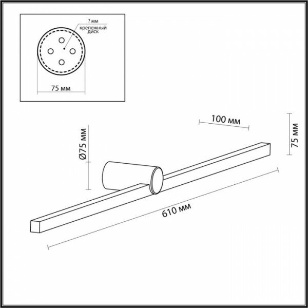 Подстветка для зеркал Odeon Light Abri 6624/12WL - фото №5