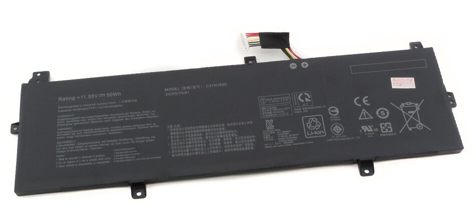 Аккумулятор для Asus C31N1620 11.55V (3400mAh) (Тип 1)