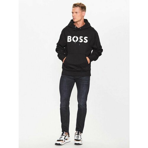 Худи BOSS, размер XXL [INT], черный худи boss размер xxl [int] черный