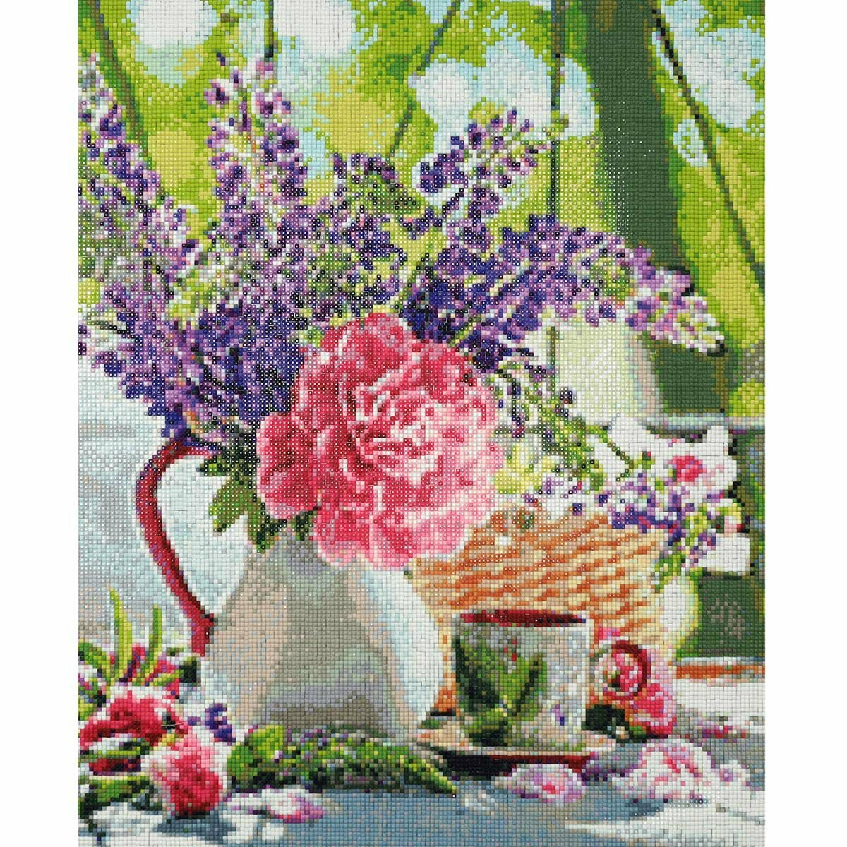 фото Cr 450074 Алмазная мозаика 'Утренний чай' Жанна Ячник, 40*50 см, Cristyle