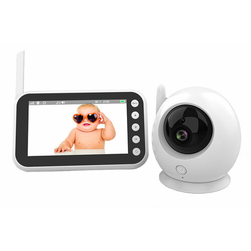 Видеоняня Xiaomi Baby Monitor Camera 2,4G BMC100 видеоняня xiaomi xiaovv intelligent baby monitor 1080p c1 2k xvv 3130s bm c1