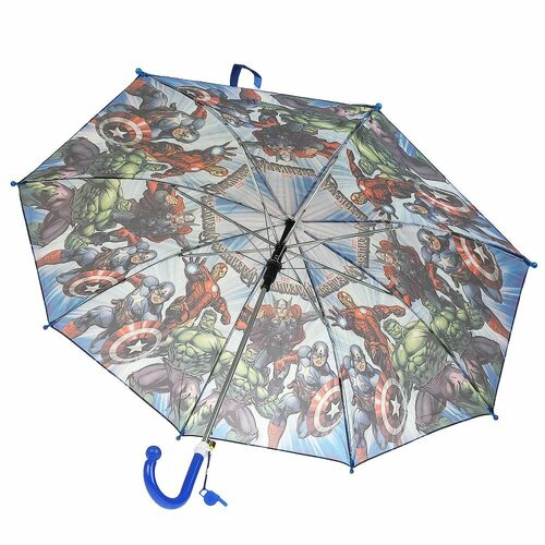 Зонт-трость Играем вместе, голубой
