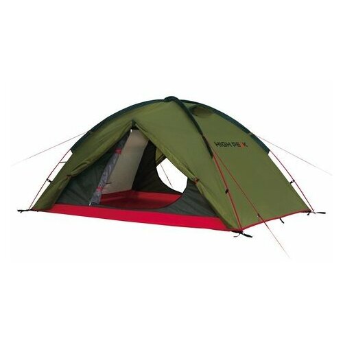 палатка high peak woodpecker 3 зеленыйкрасный 340х190х220 10194 Палатка для трекинга и походов HIGH PEAK Woodpecker 3