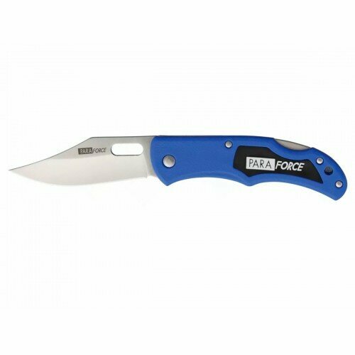 Нож складной AccuSharp ParaForce Lockback Knife, сталь 420, синий нож accusharp gut hook knife разделочный сталь 420