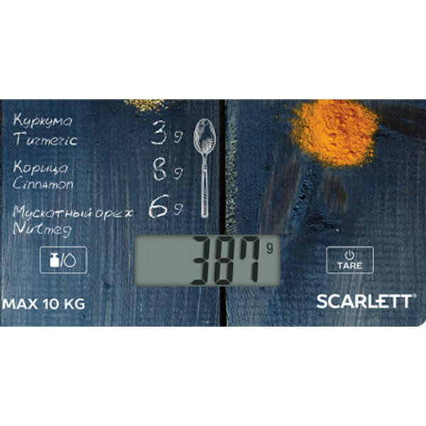 Весы кухонные Scarlett , рисунок - фото №14